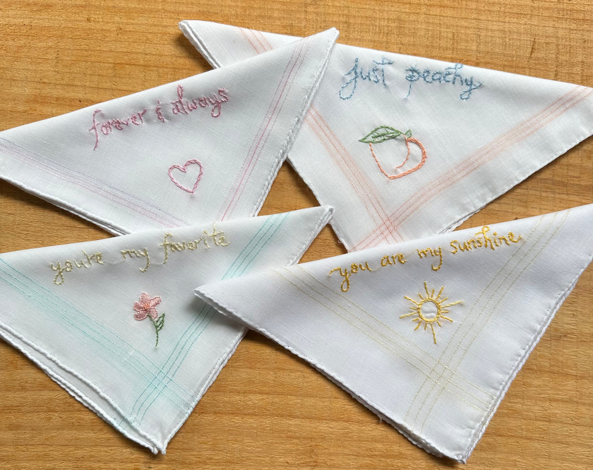 Happy - Hankie Collection - Sold Individualy