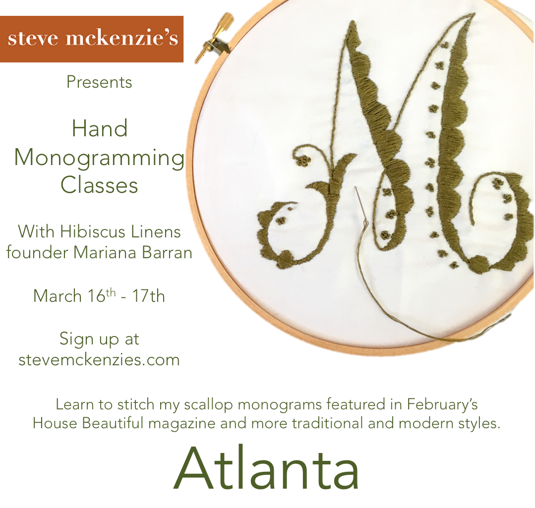 Trunk Show and Classes in Atlanta