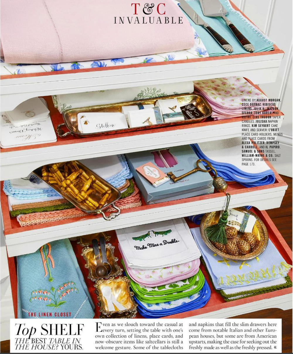 As Seen in TOWN & COUNTRY