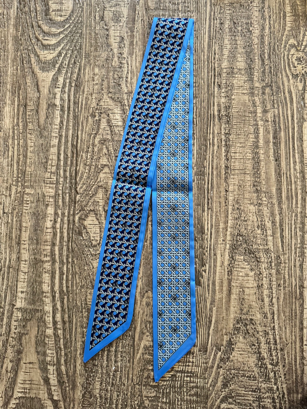 Blue Geometric Twilly