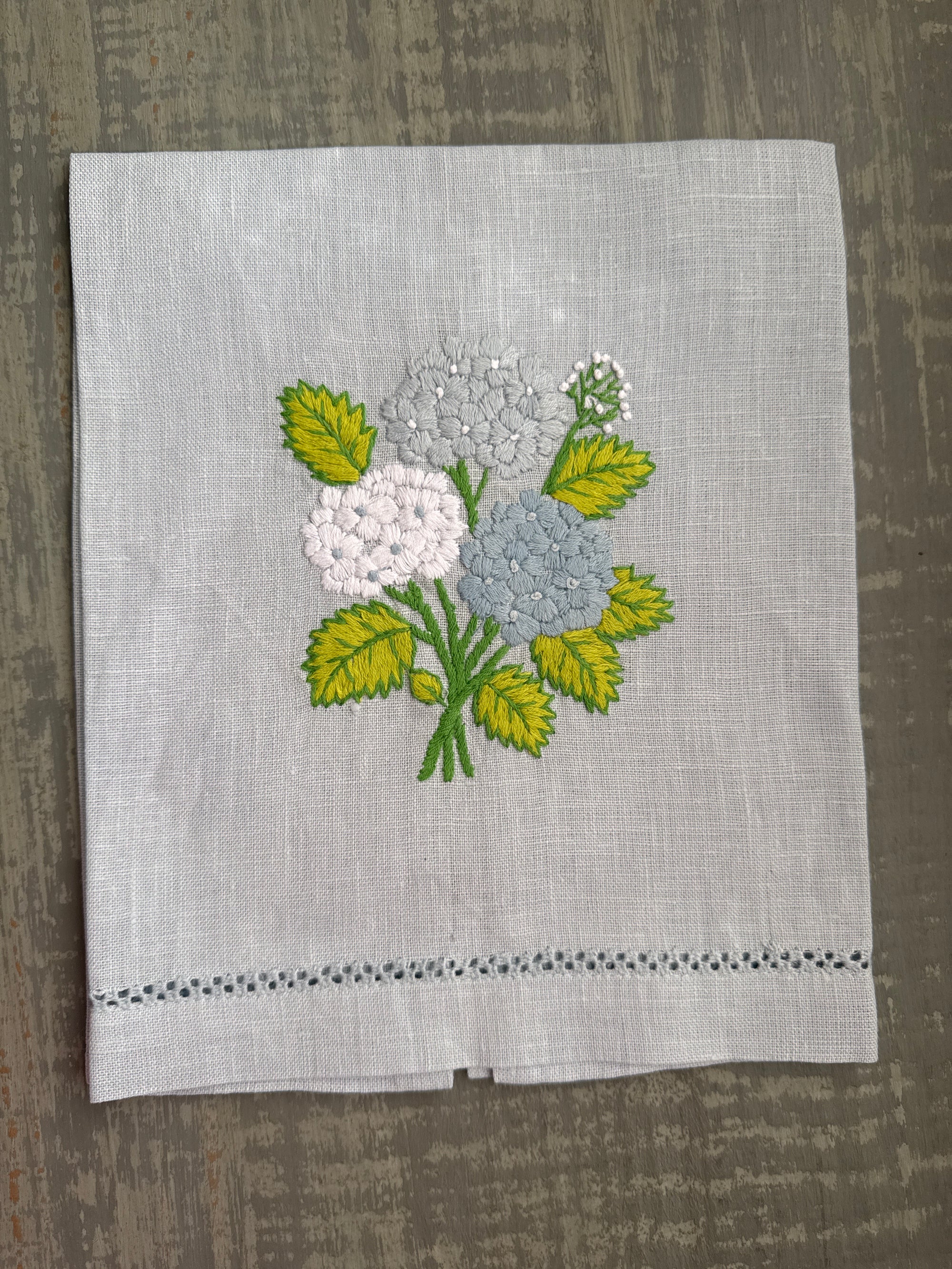Hydrengeas Bunch Hand Towel