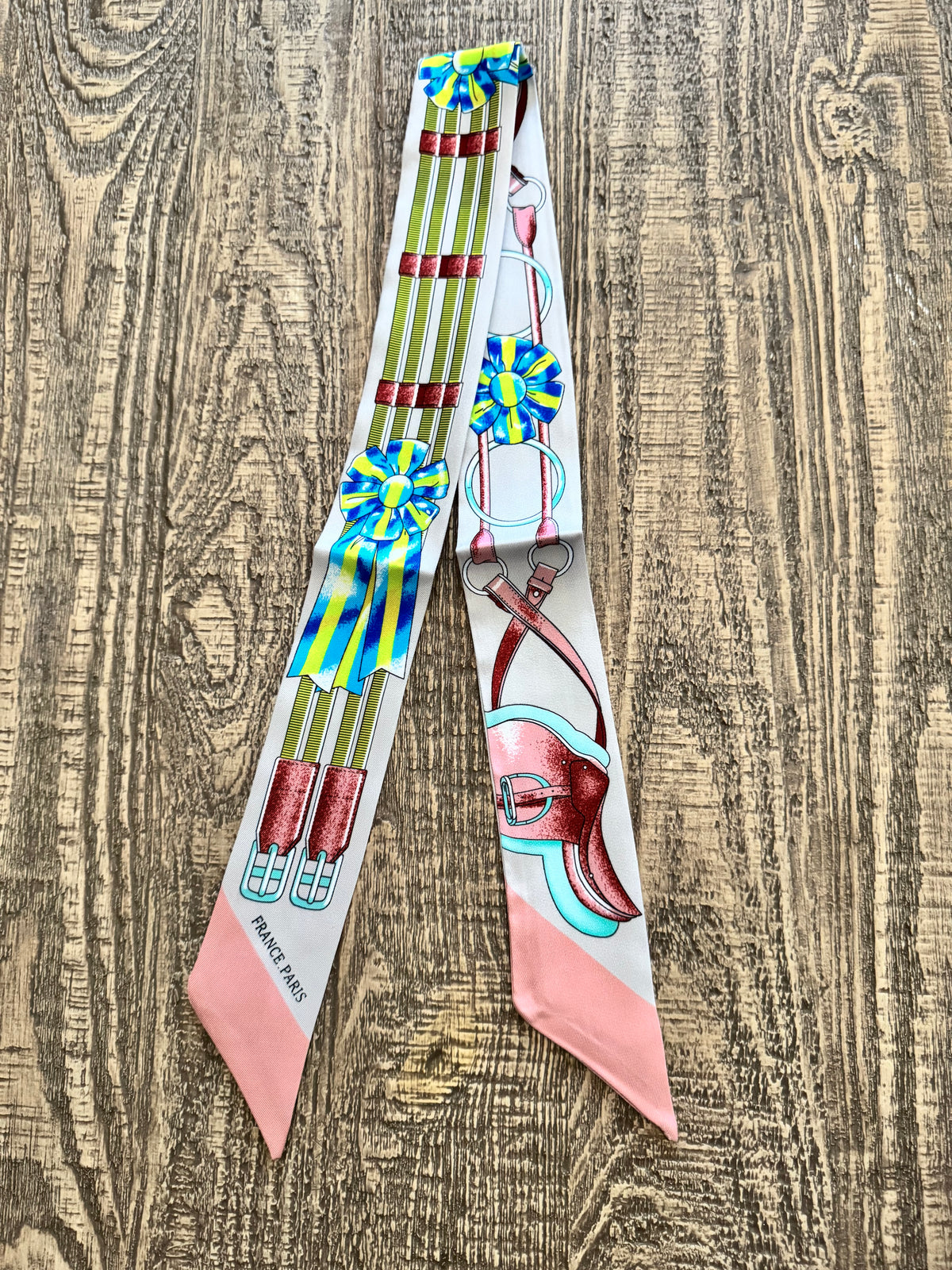 Blush Equestrian Rosette Twilly