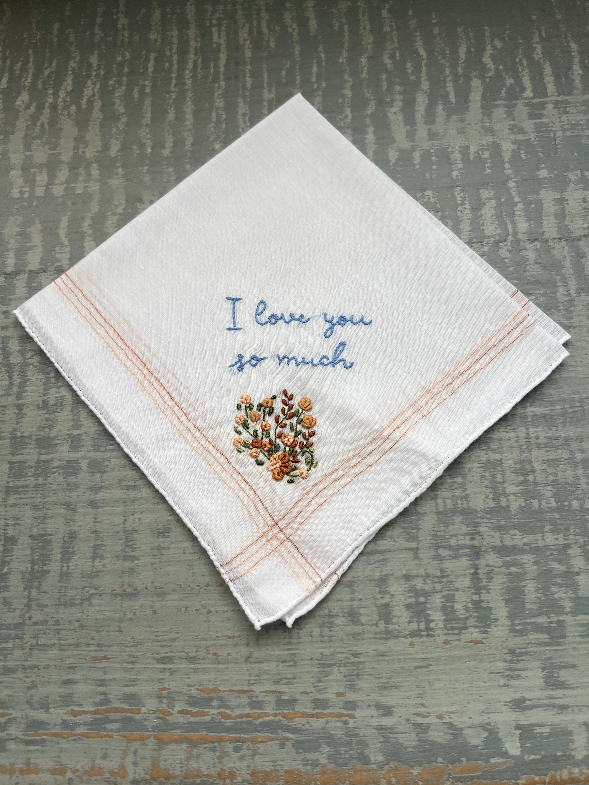 I love you so much-  Handkerchief (Copy)