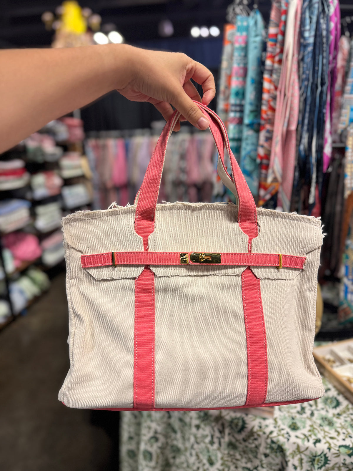 Canvas &amp; Coral Market Tote