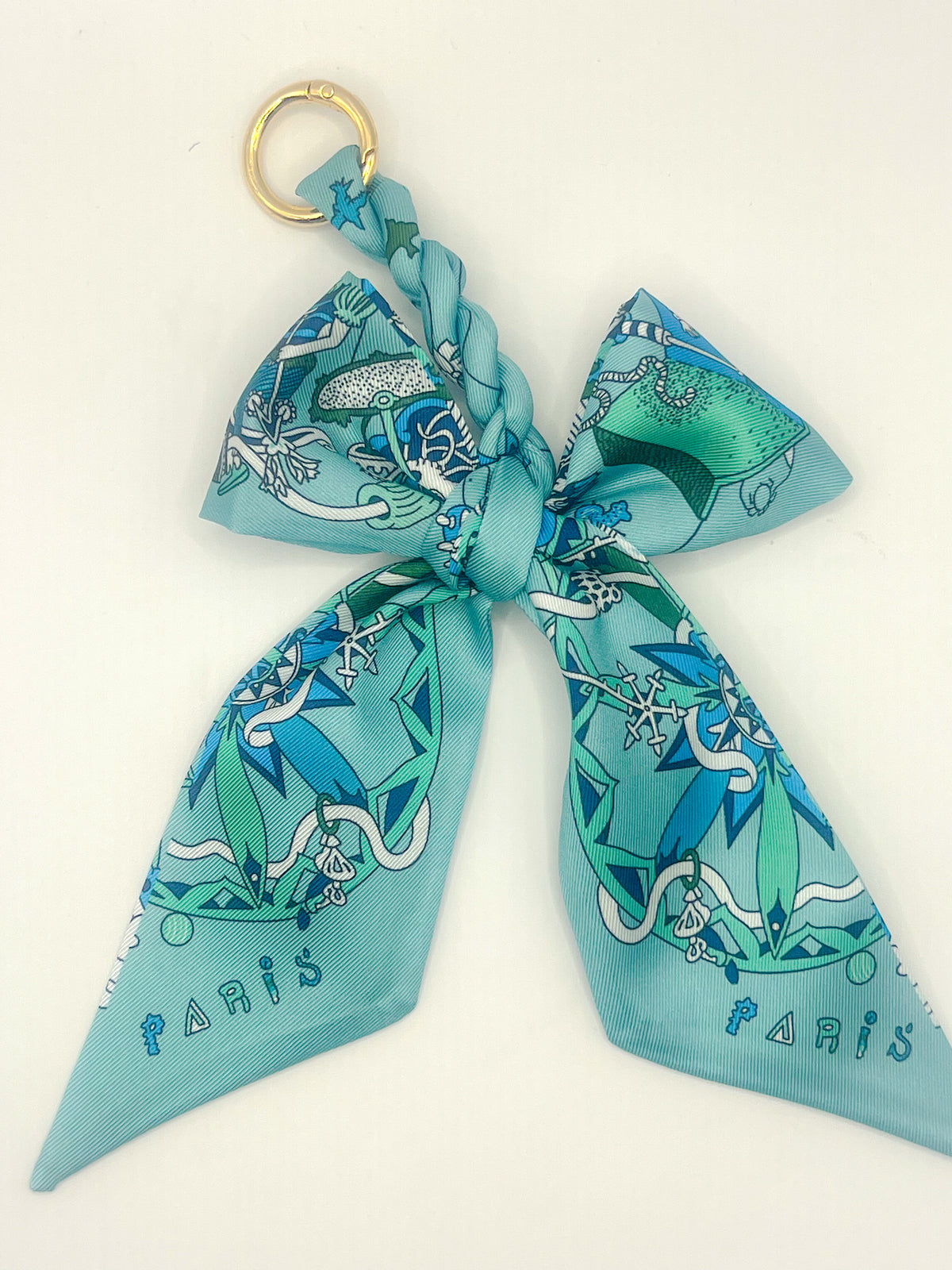 Paris Silk Bow Bag Charm