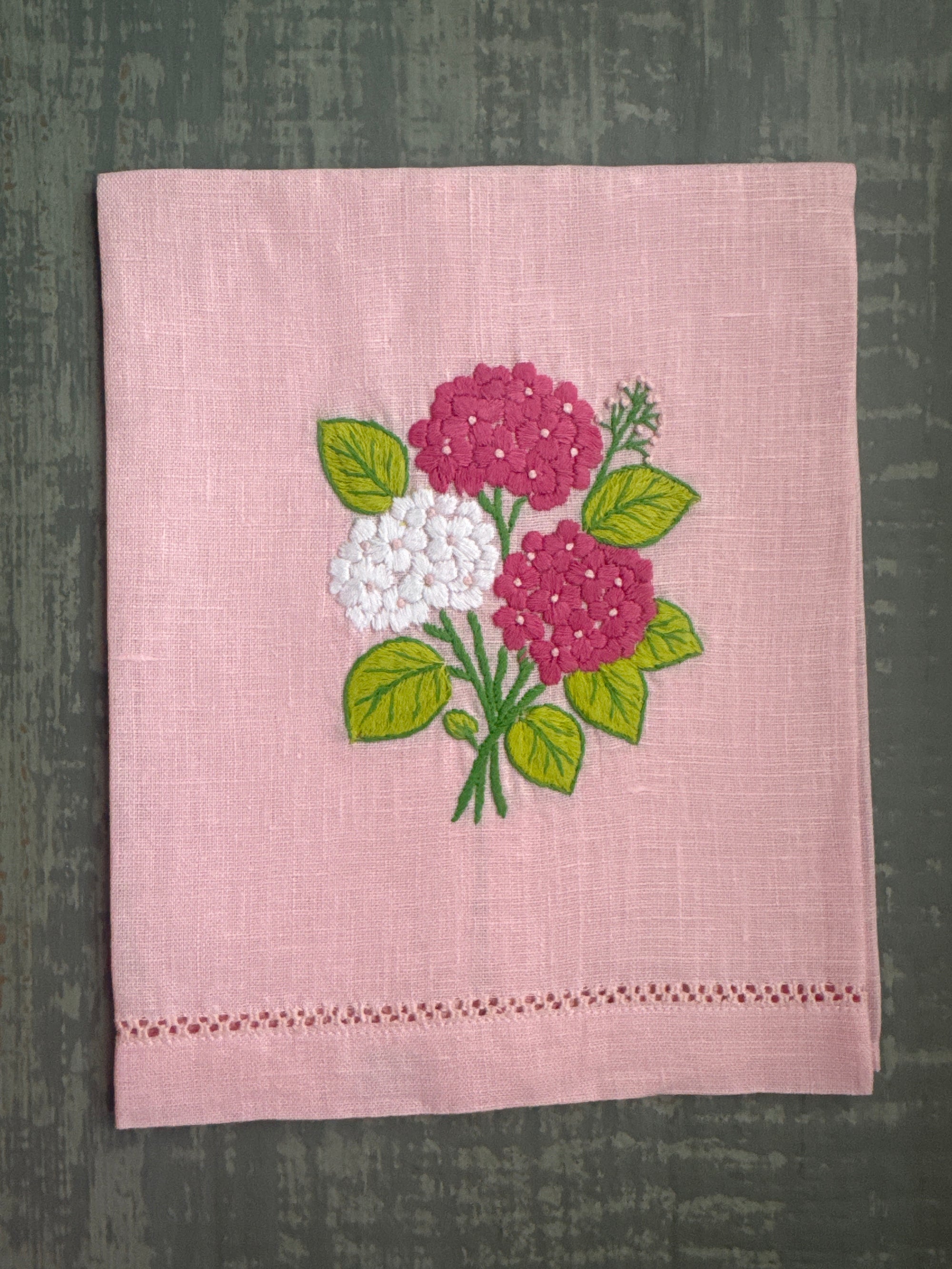 Hydrengeas Bunch Hand Towel