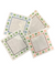 Floral Hemstitch cocktail napkin - set of 4