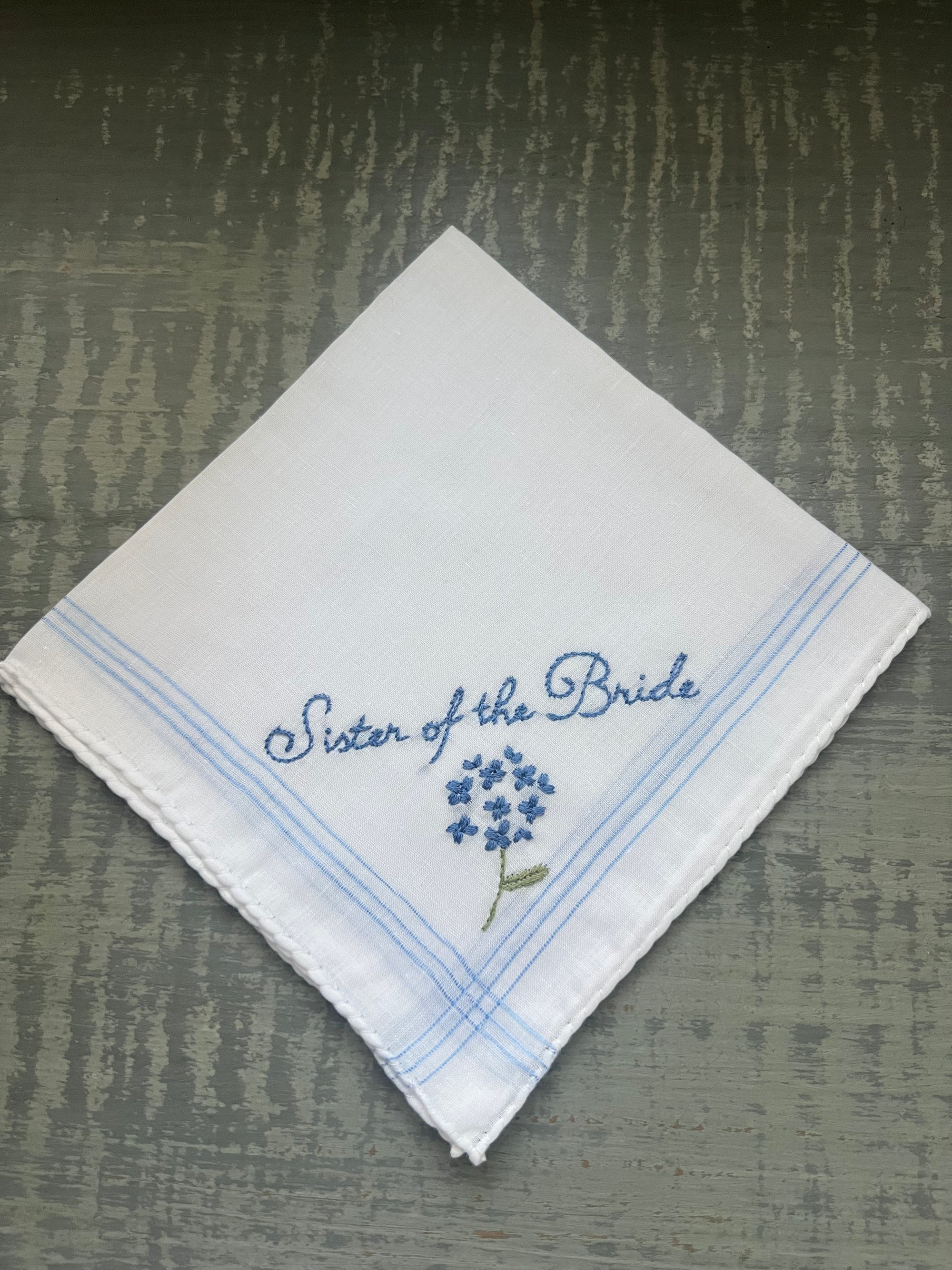 Sister of the Bride  -  Handkerchief