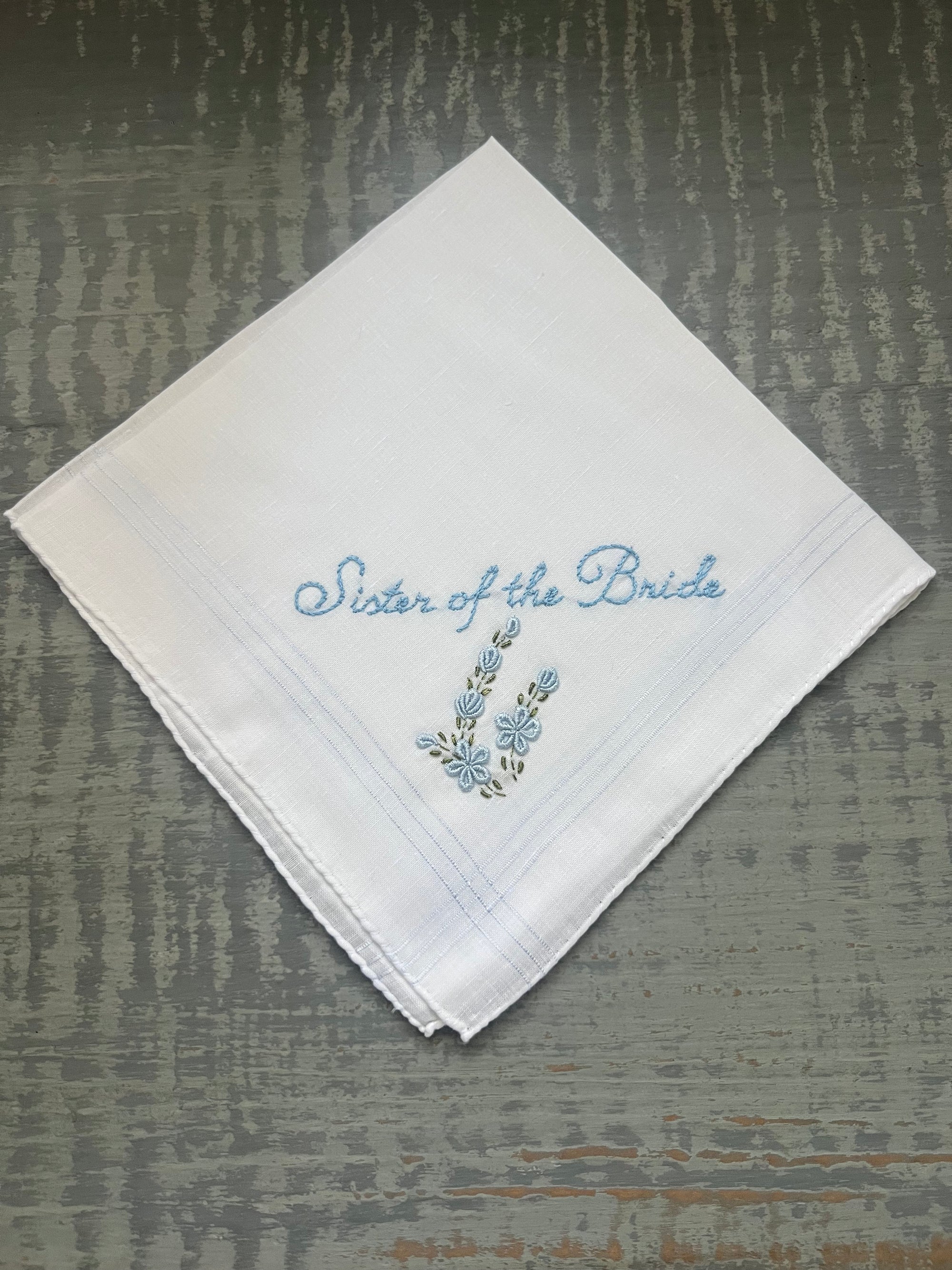 Sister of the Bride  -  Handkerchief