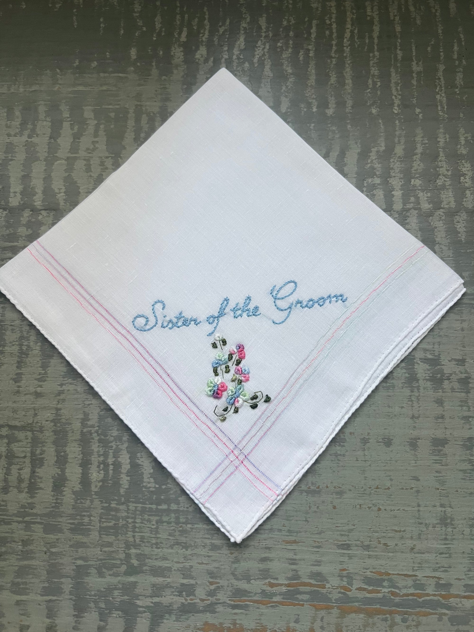Sister of the Groom   -  Handkerchief