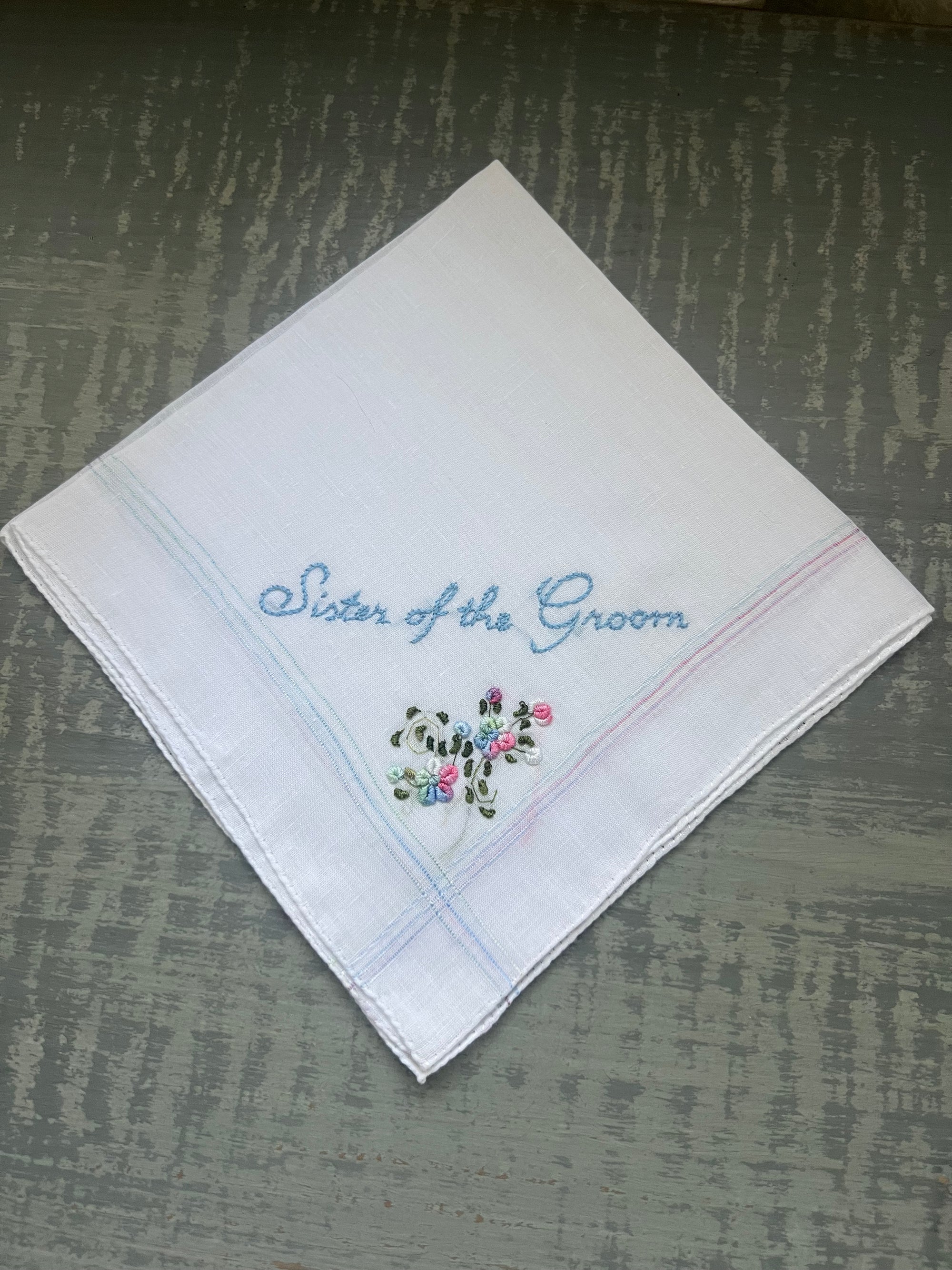 Sister of the Groom   -  Handkerchief