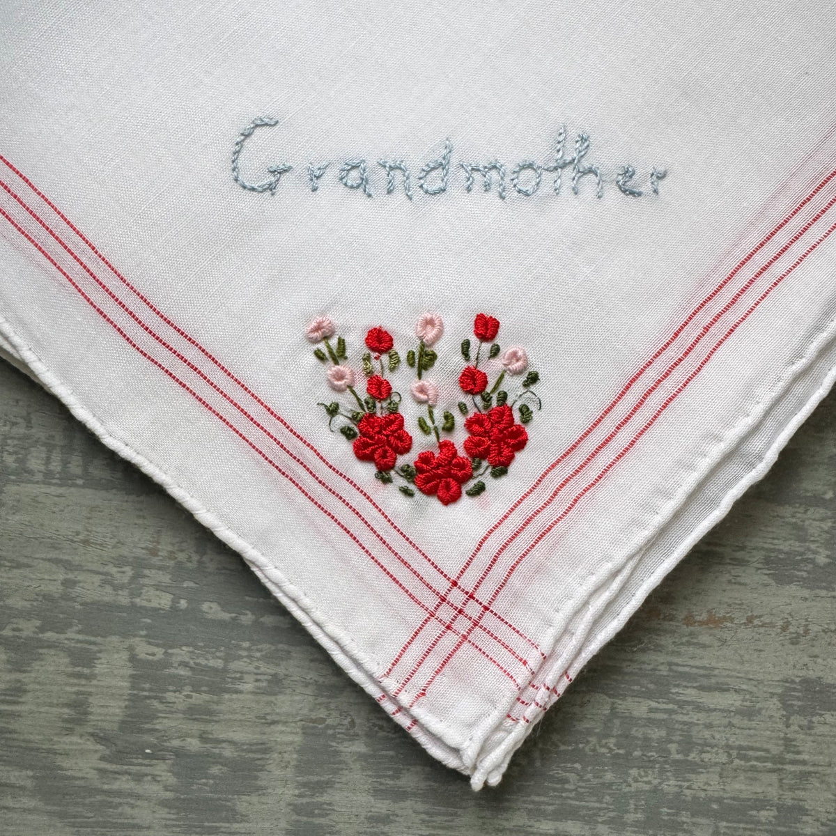 Grandmother Handkerchief  Pinks
