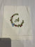 Crescent Ivy and blue bow towel with lettering
