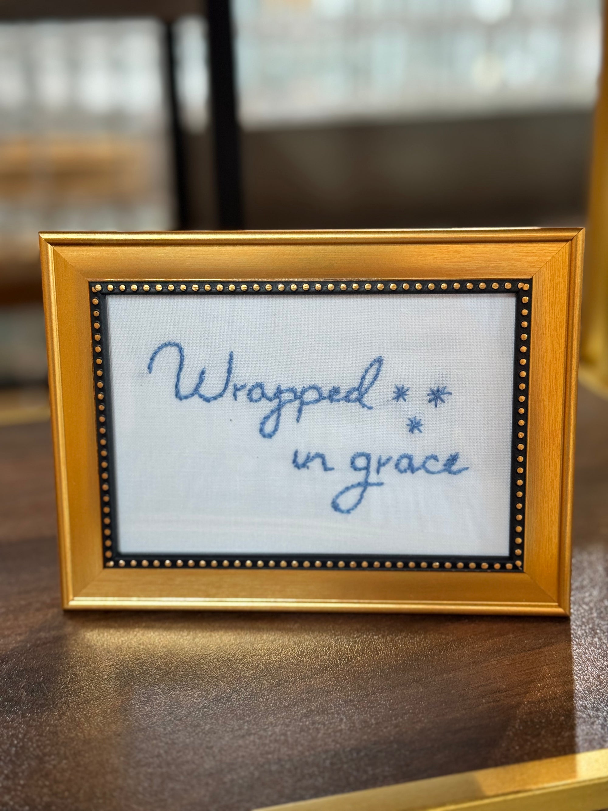 Wrapped in Grace - Pretty Words Framed Art