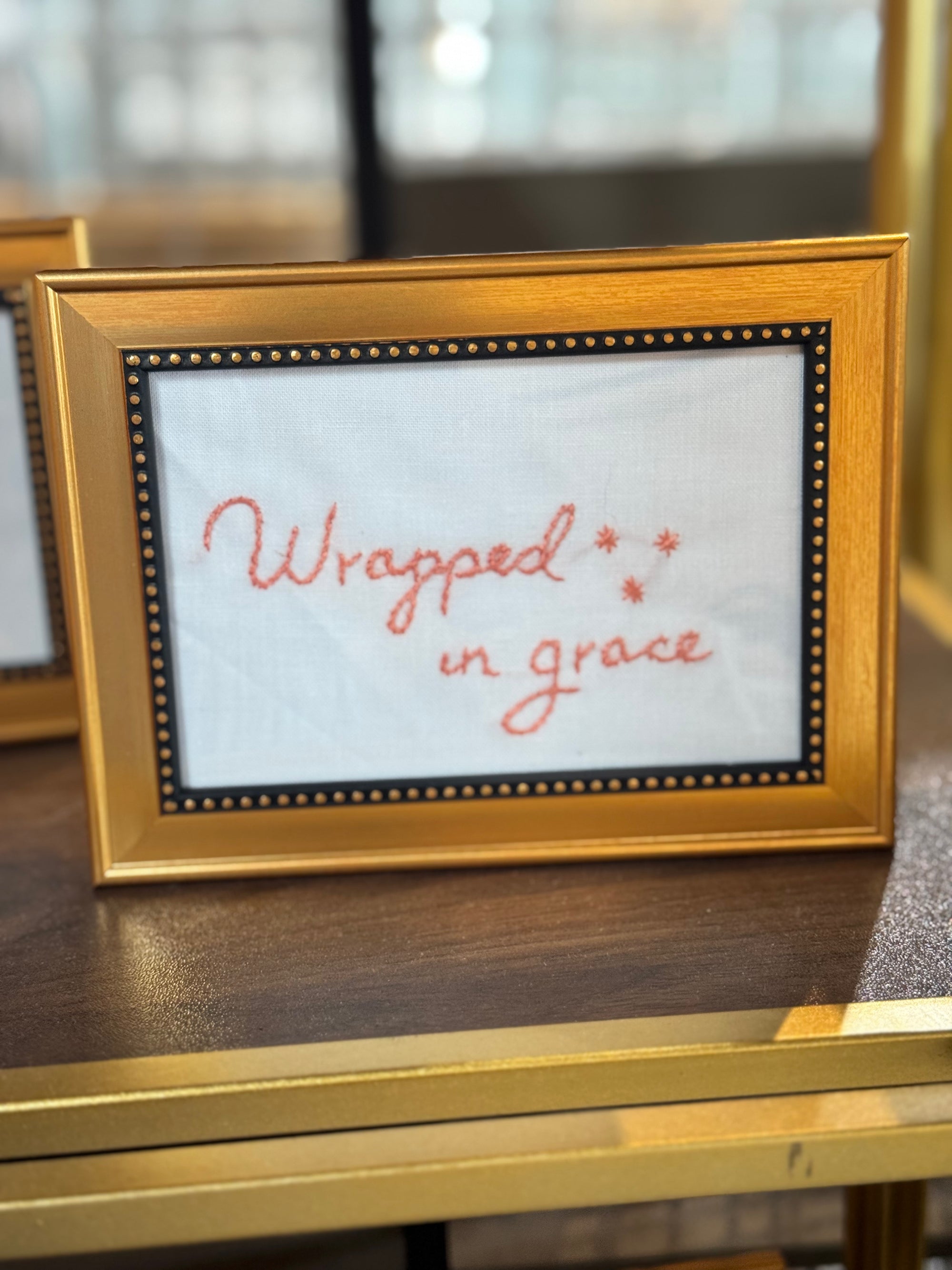 Wrapped in Grace - Pretty Words Framed Art