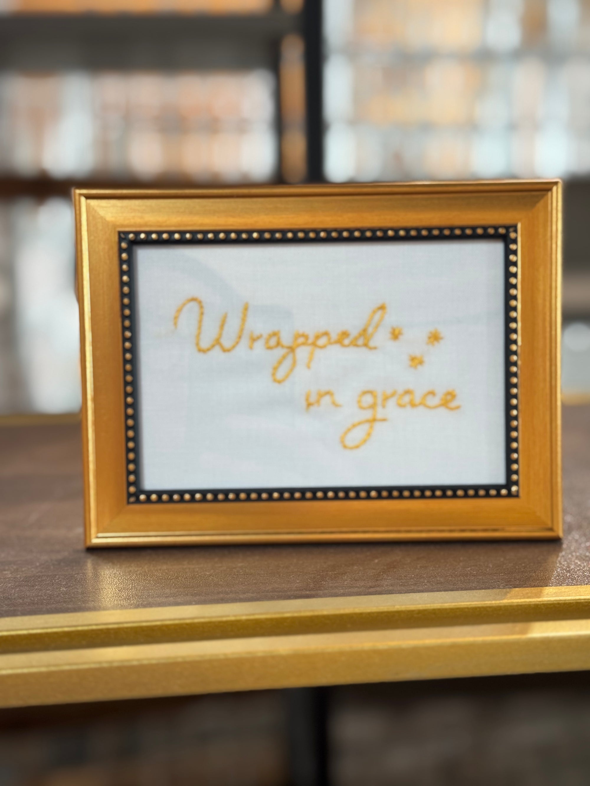 Wrapped in Grace - Pretty Words Framed Art