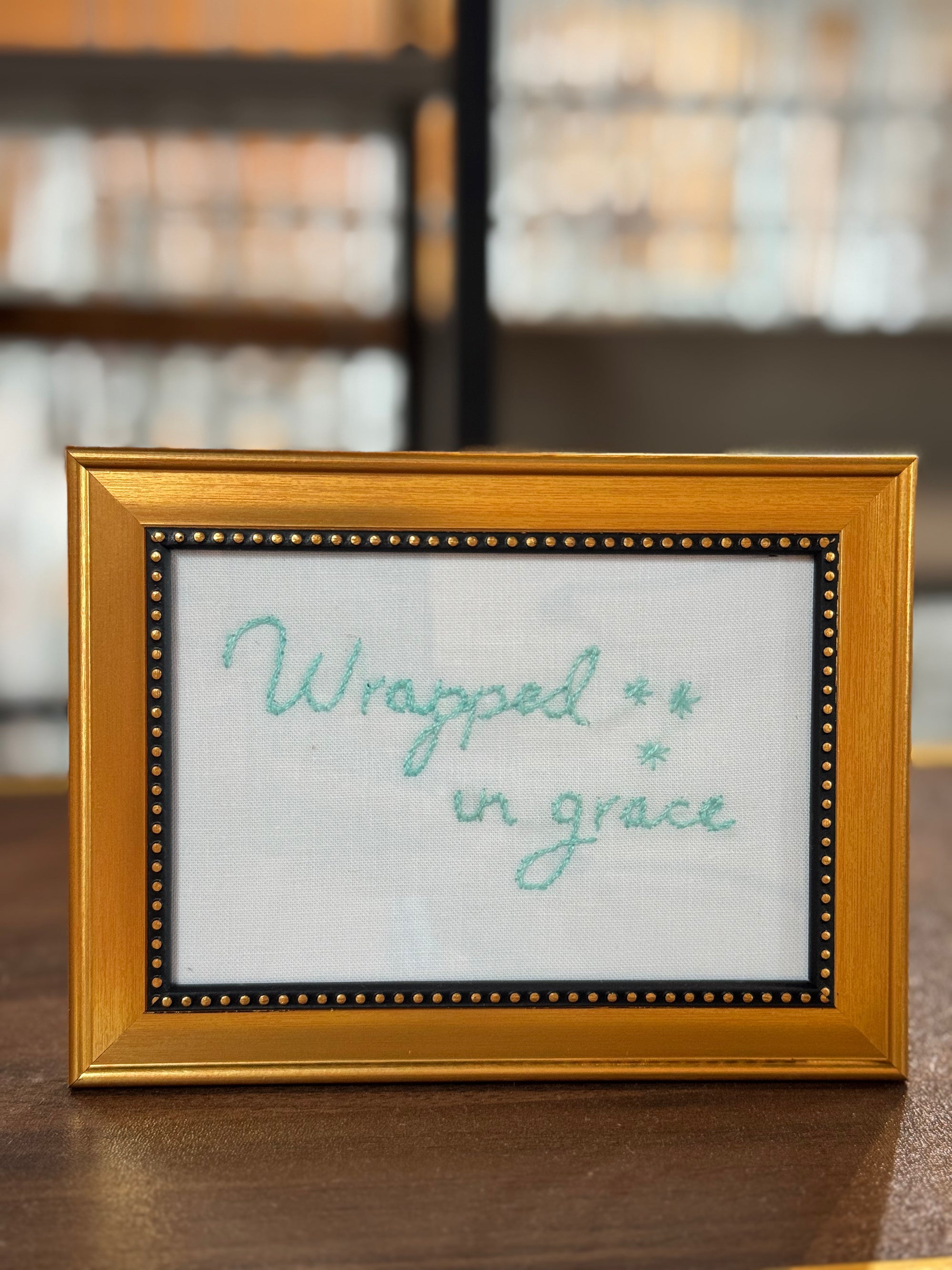 Wrapped in Grace - Pretty Words Framed Art