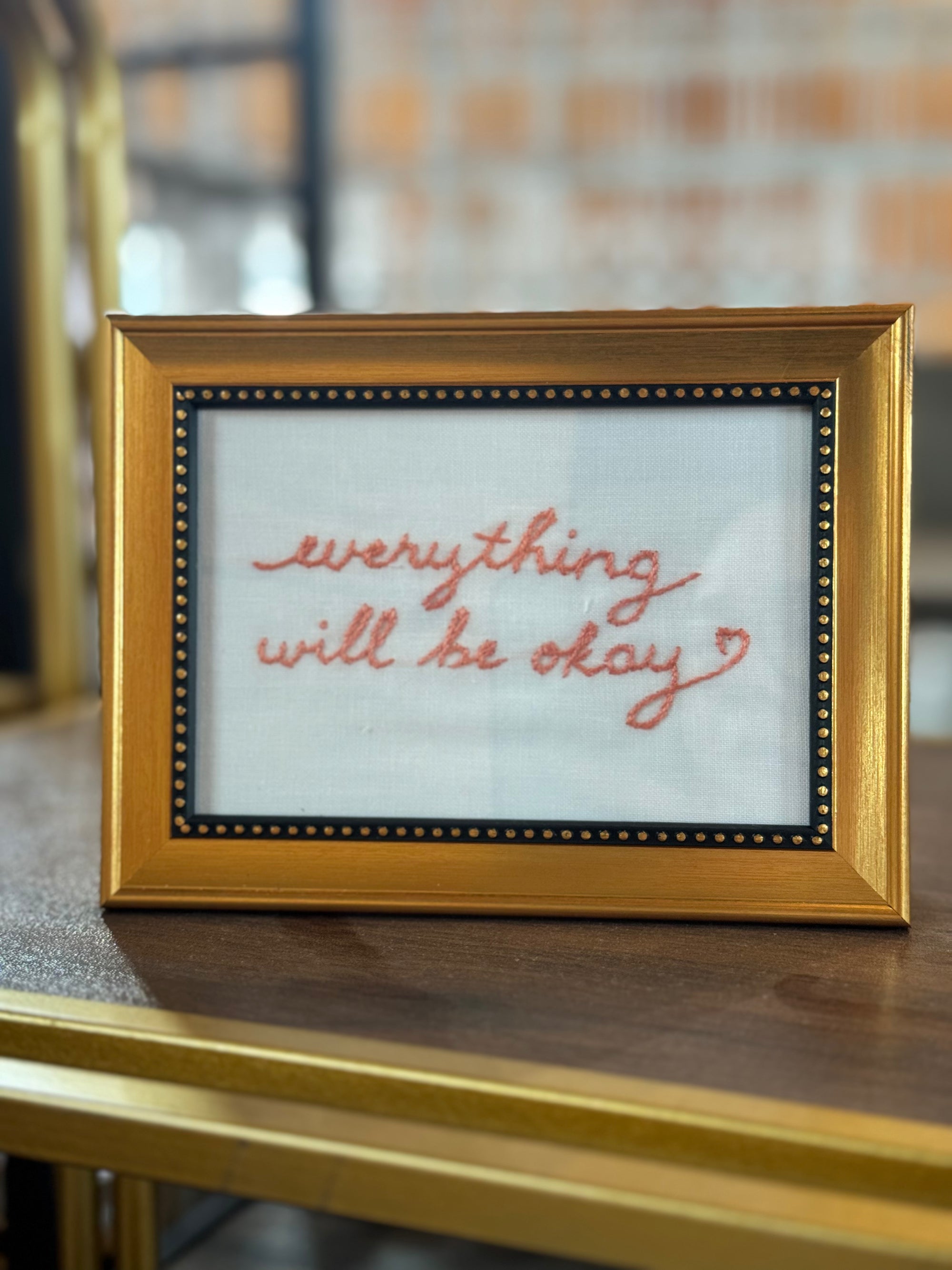 Everything will be ok - Pretty Words Framed Art