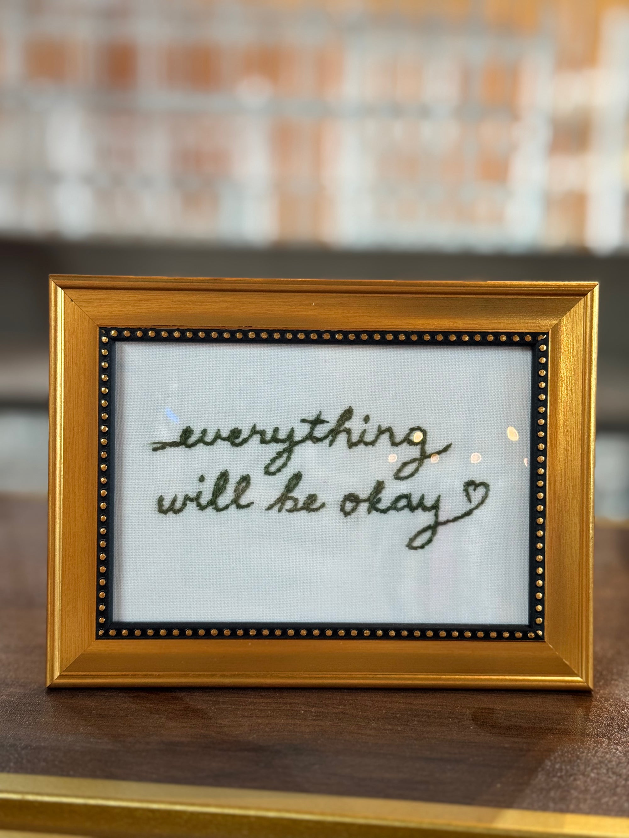 Everything will be ok - Pretty Words Framed Art