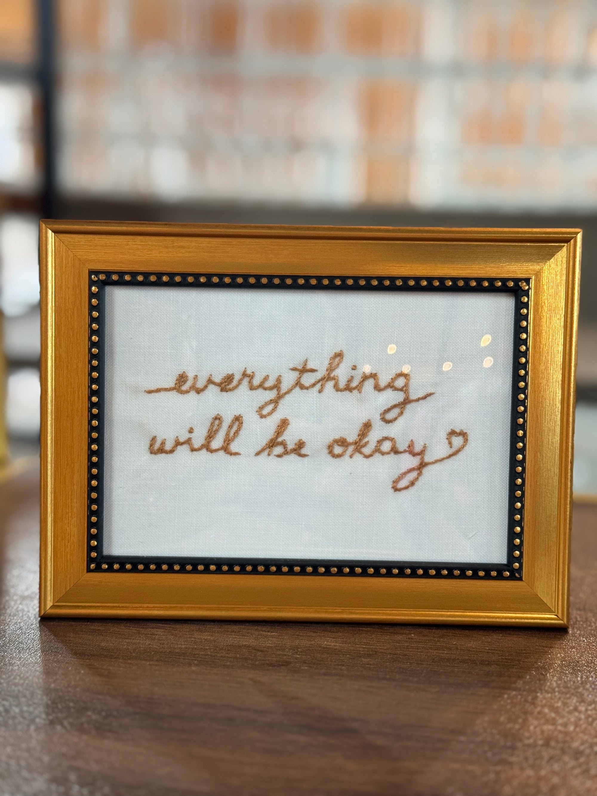 Everything will be ok - Pretty Words Framed Art