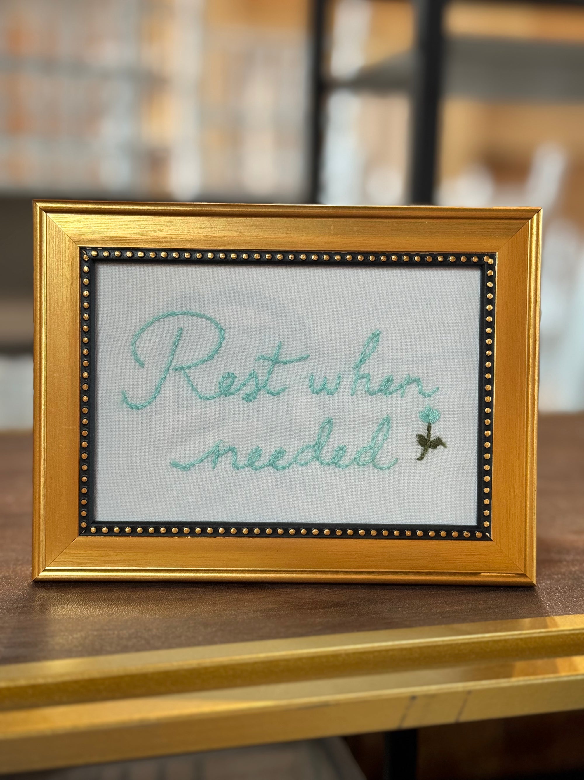 Rest When Needed - Pretty Words Framed Art