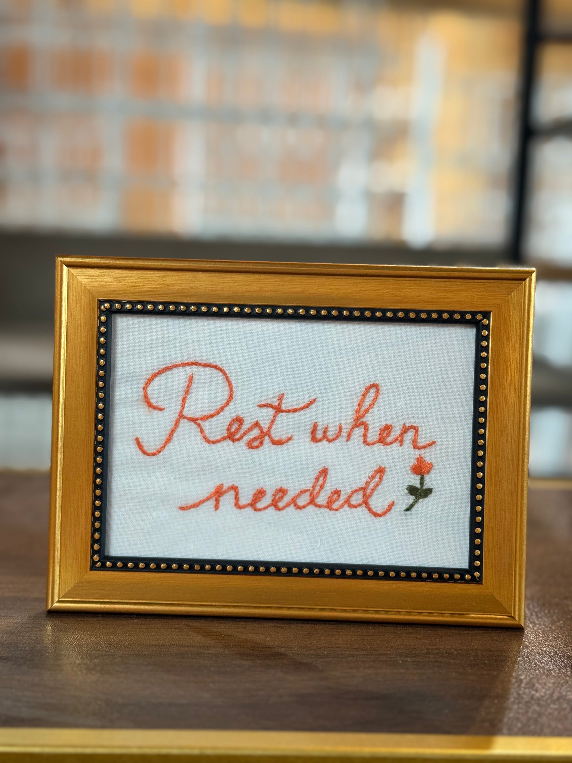 Rest When Needed - Pretty Words Framed Art