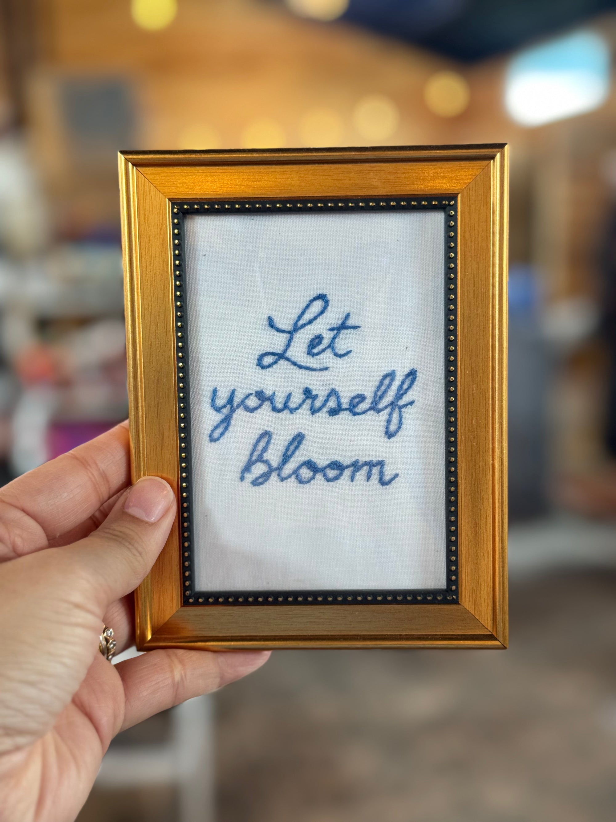 Let Yourself Bloom - Pretty Words Framed Art