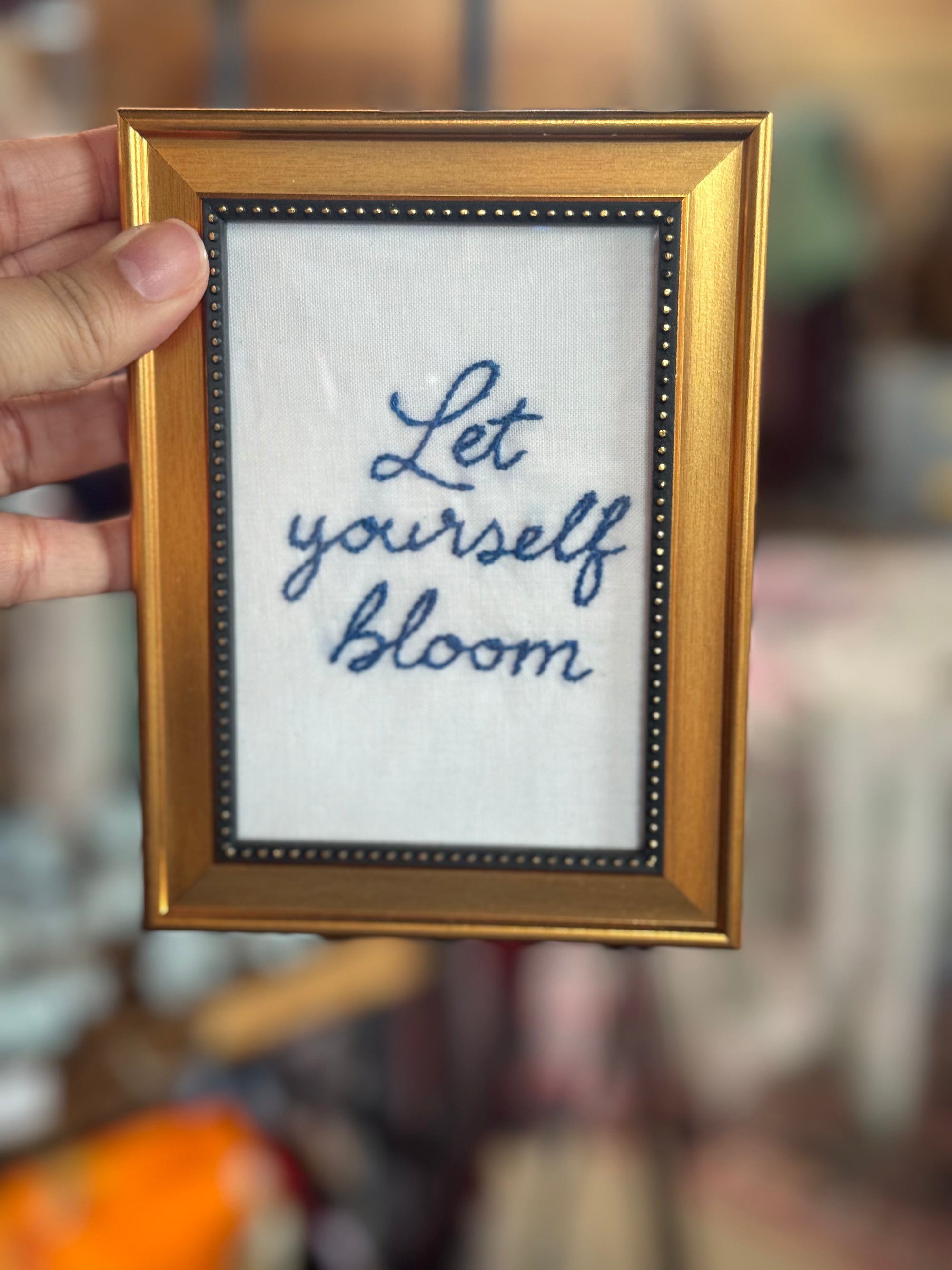 Let Yourself Bloom - Pretty Words Framed Art