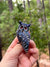 Bluish Owl Brooch