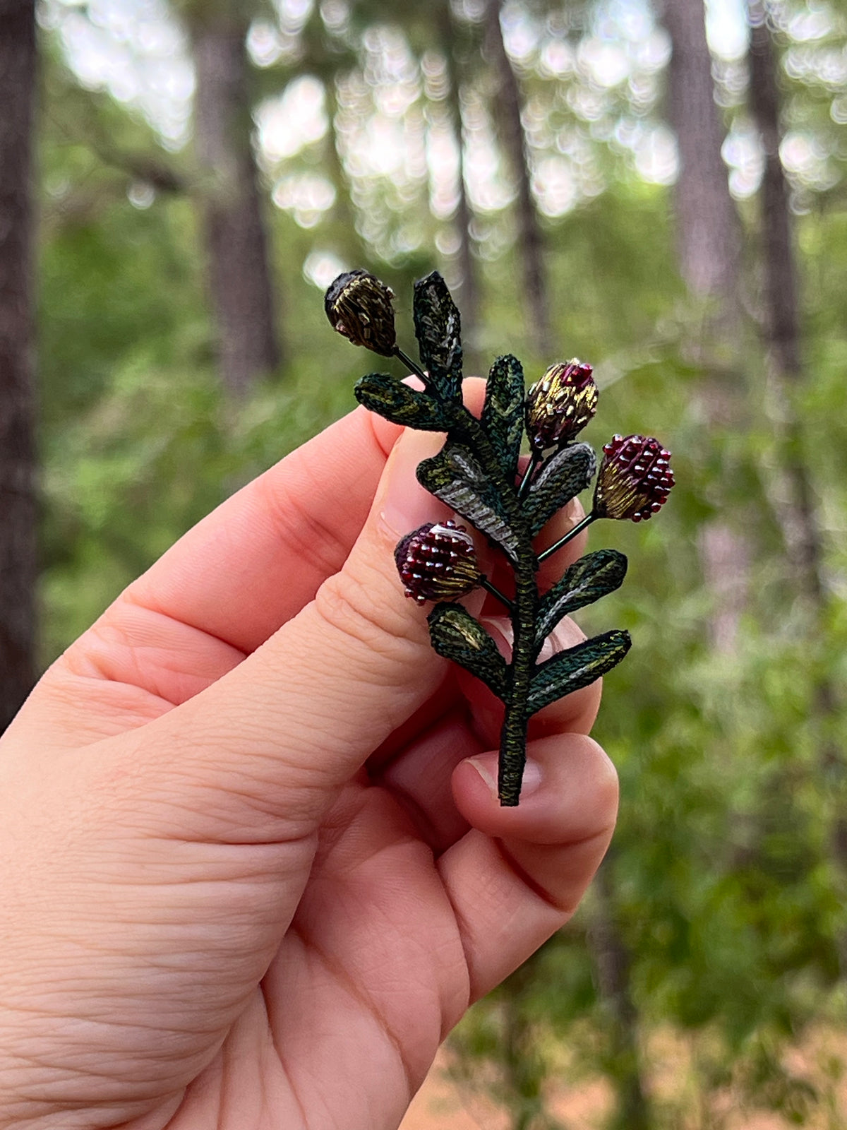 Olive Branch Brooch