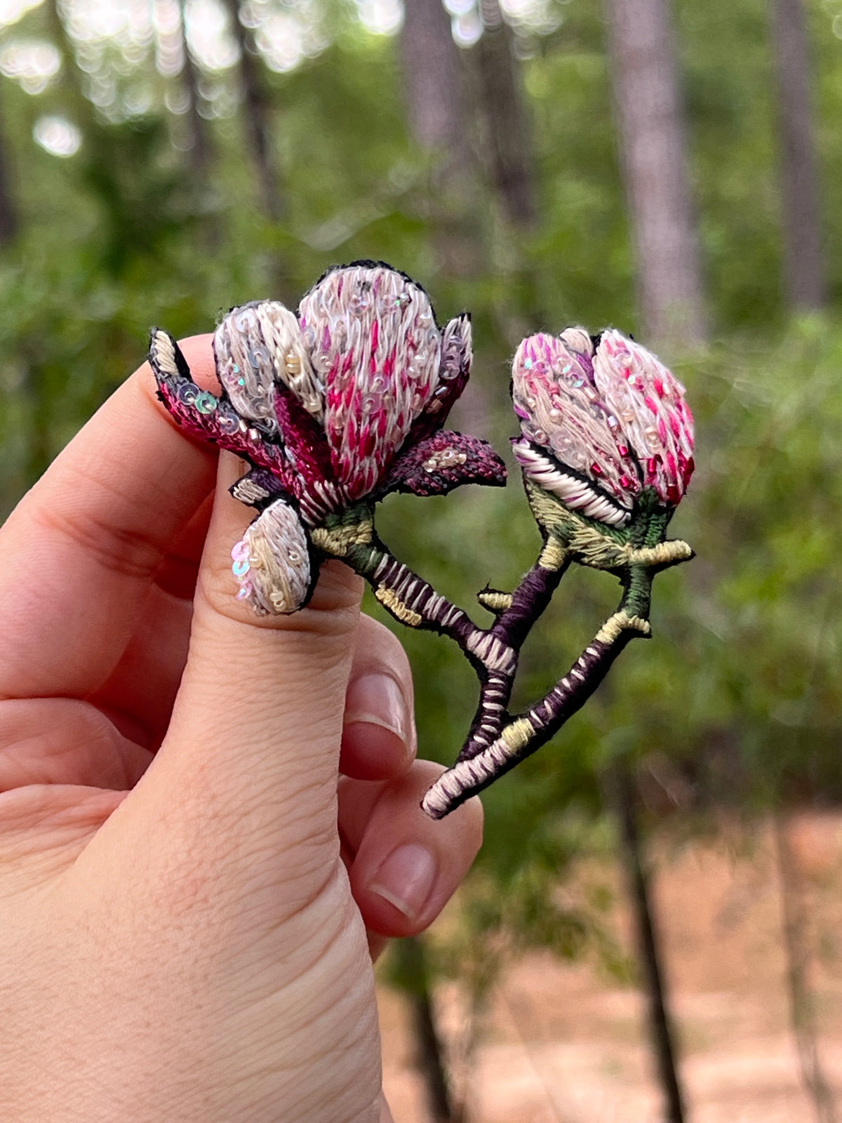 Magnolia Brooch