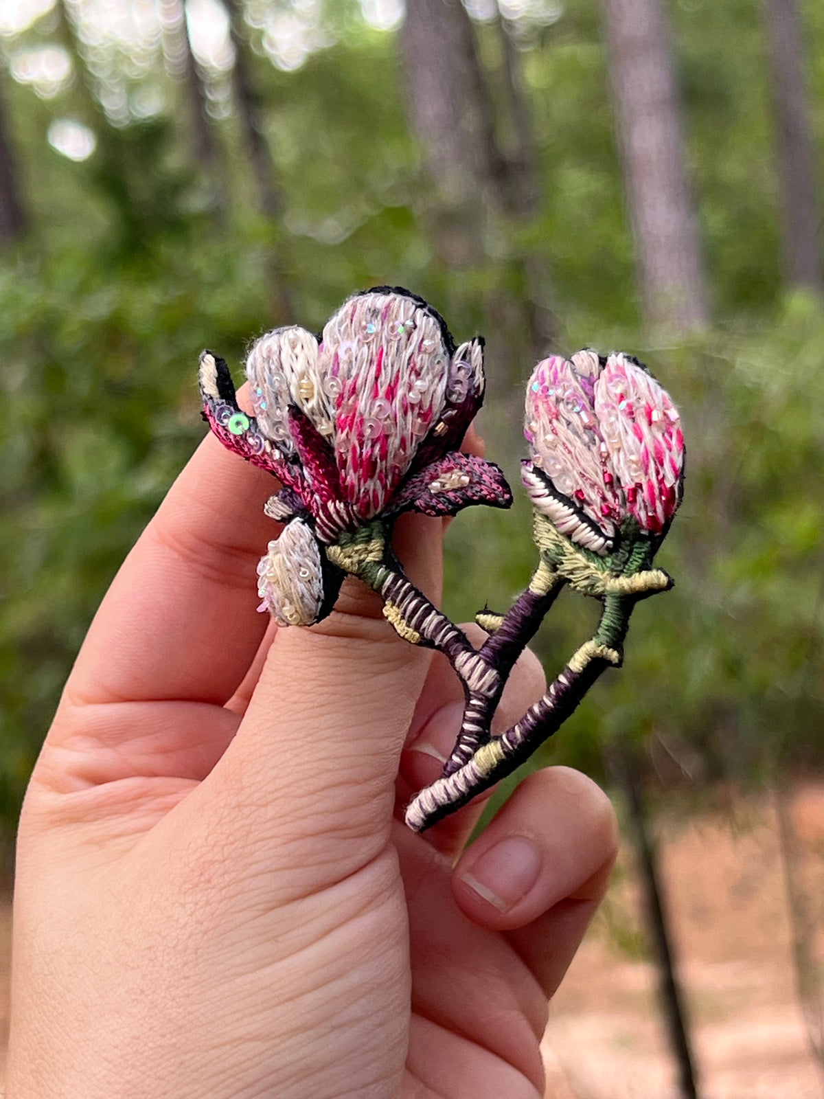 Magnolia Brooch