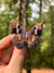 Orange and blue Butterfly Brooch