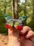 Multicolor Butterfly Brooch