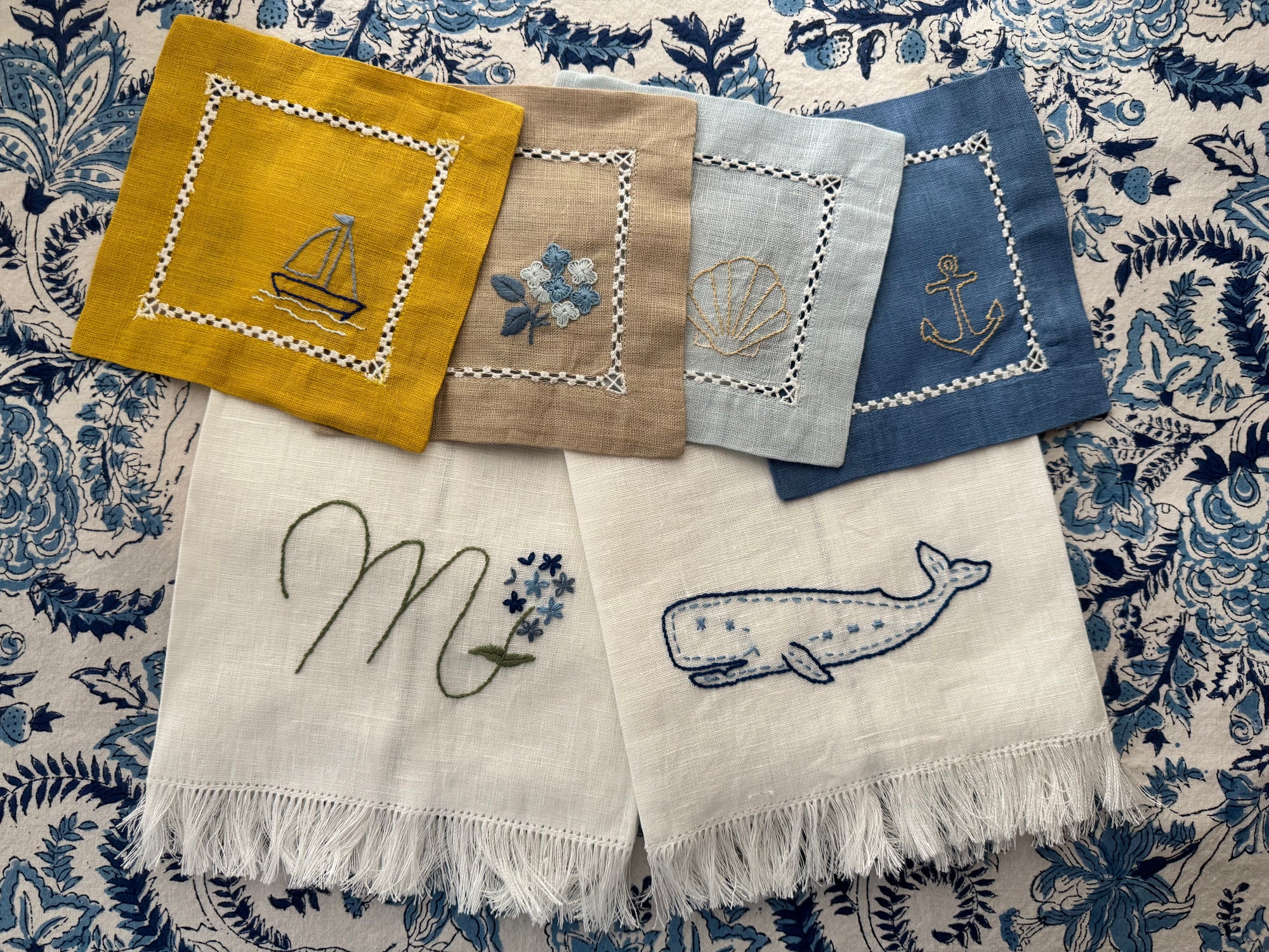 Nantucket Hand Embroidery Workshops with Mariana Barran