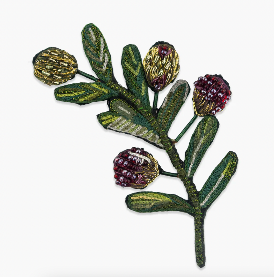 Olive Branch Brooch