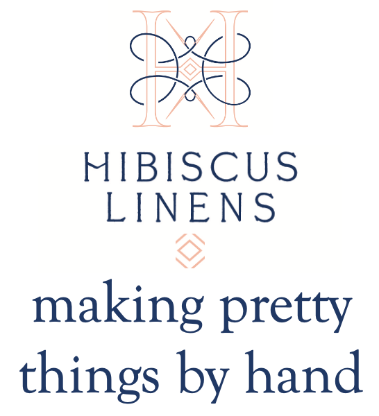 Olive on Mint Zig Zag Hand Towel - Hibiscus Linens