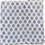 Block Print Blue Leafy Cloth Napkin