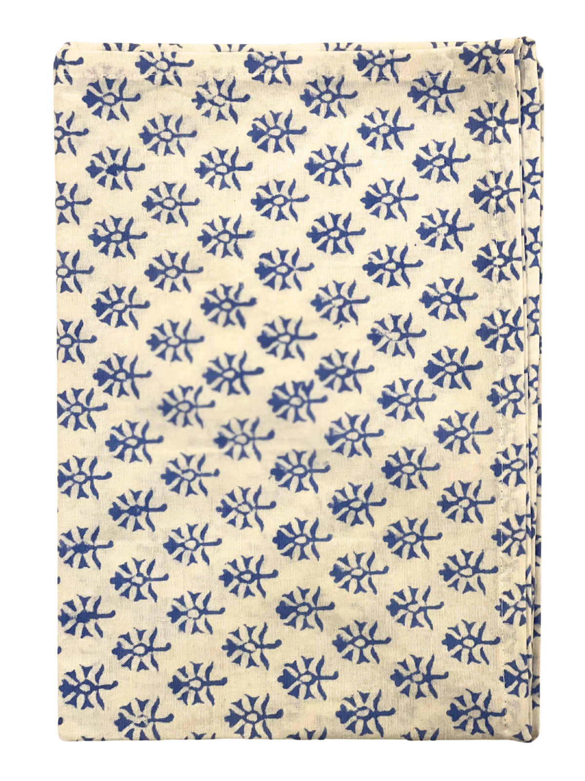 Blockprint Tea Towel - French Blue