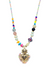 Sacred Heart Necklace - Pastels