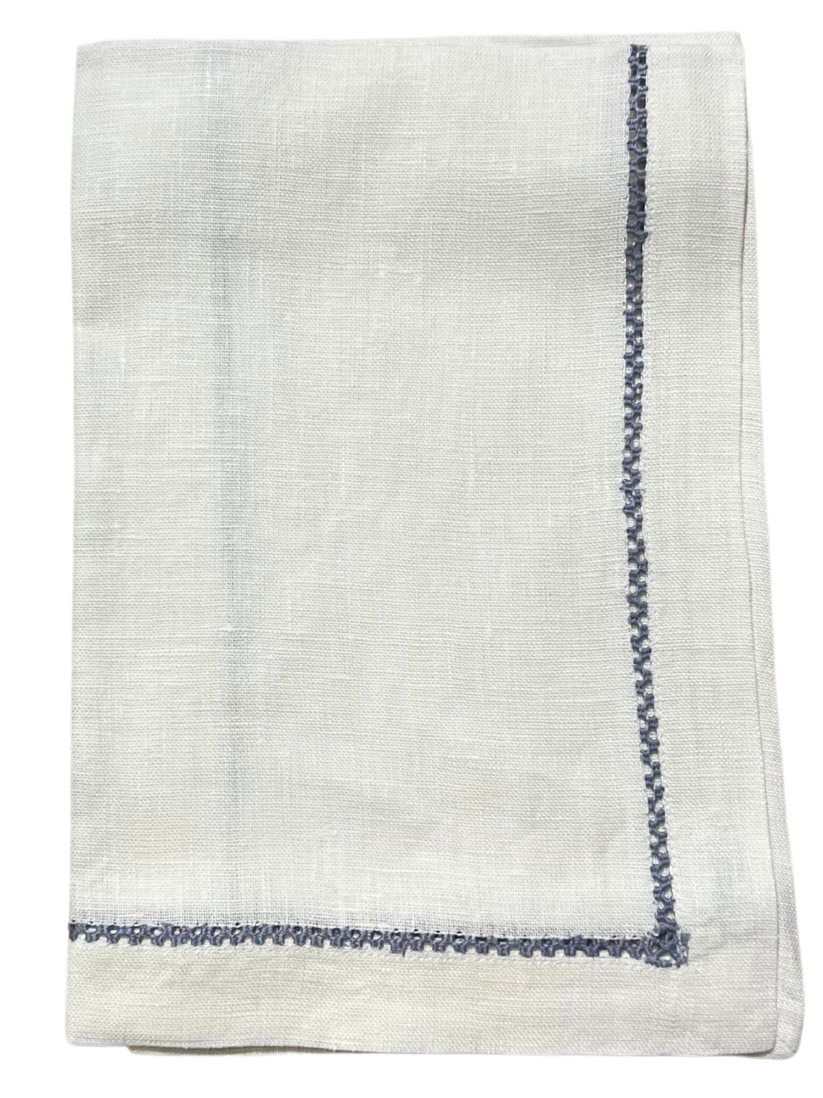 Hemstitch Dinner Napkin - Dark Cornflower