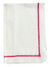 Hemstitch Dinner Napkin - Hot Pink