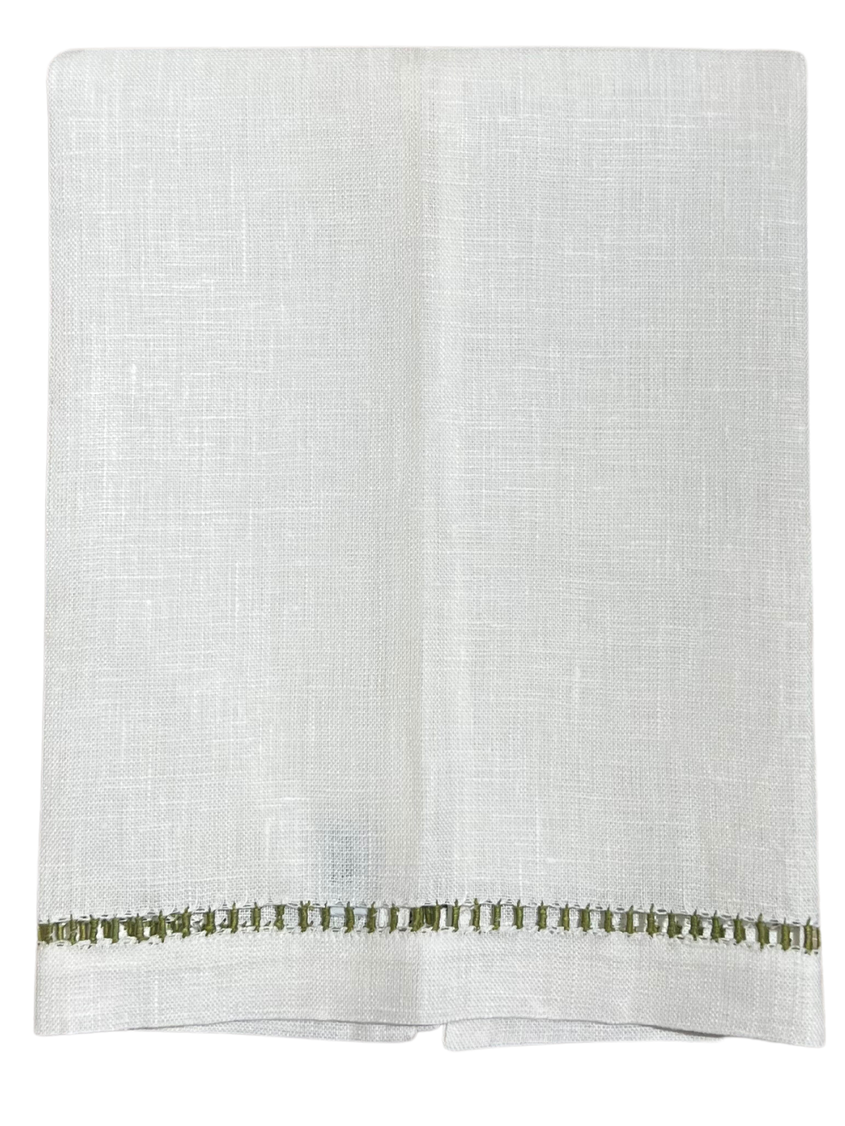 Ladder Stitch Hand Towel - Olive