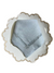 Flower Hemstitch Dinner Napkin - Plain Sky Blue