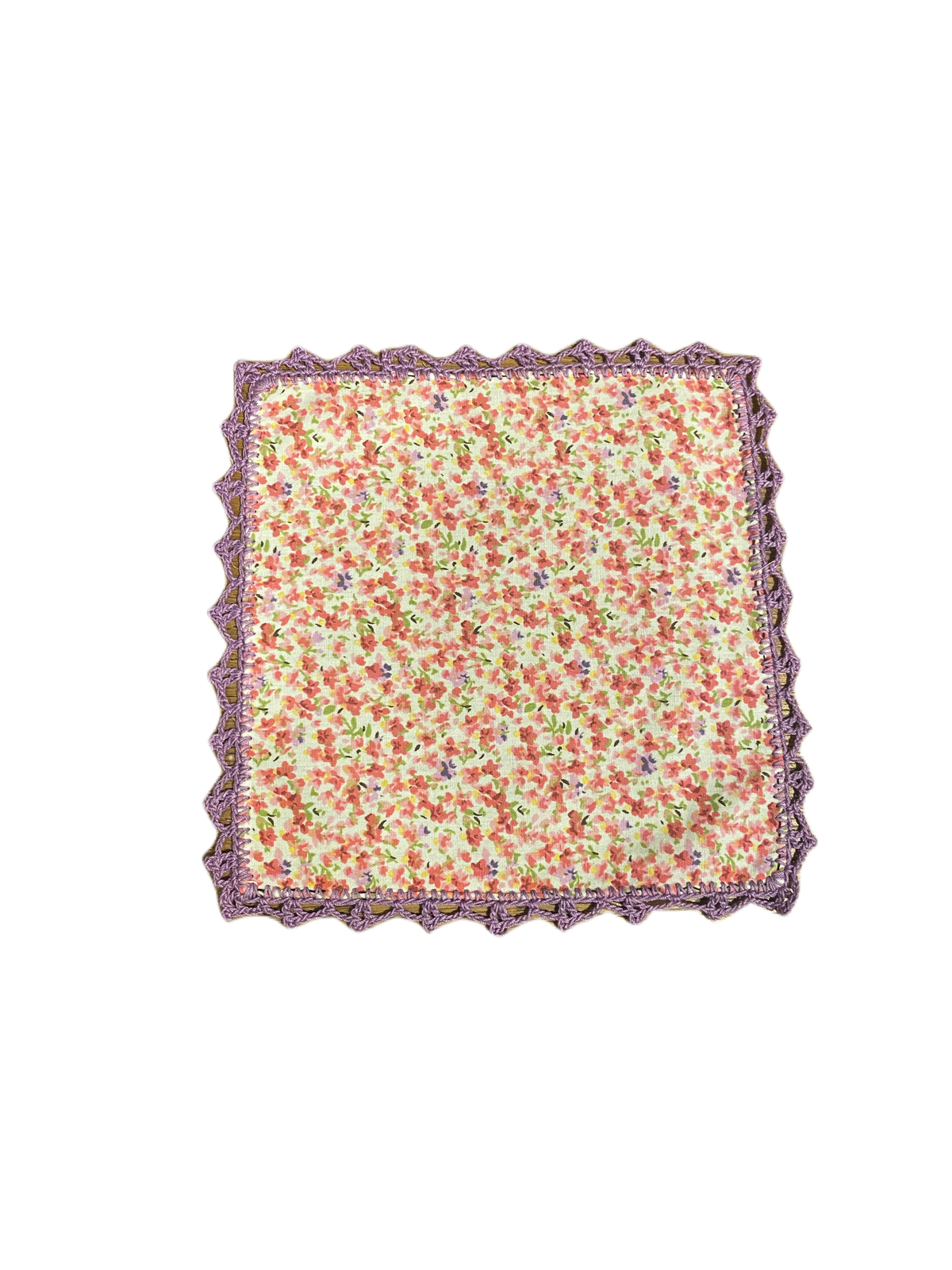 Anna Crochet Cocktail Napkin in Lilac