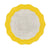 Sunflower Round Applique Cocktail Napkin