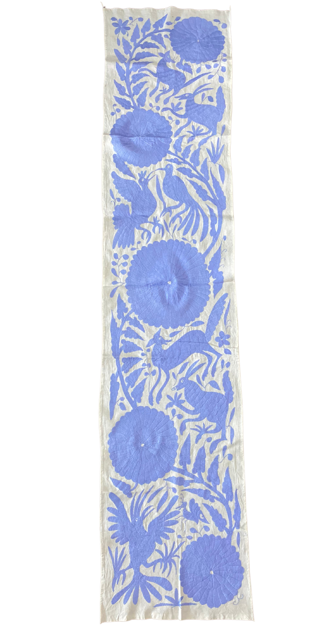 Cornflower Otomi Tenango Table Runner