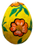 Paper Mache Hand Painted Easter egg