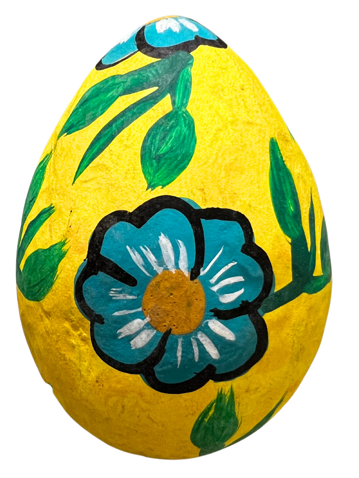 Paper Mache Hand Painted Easter egg