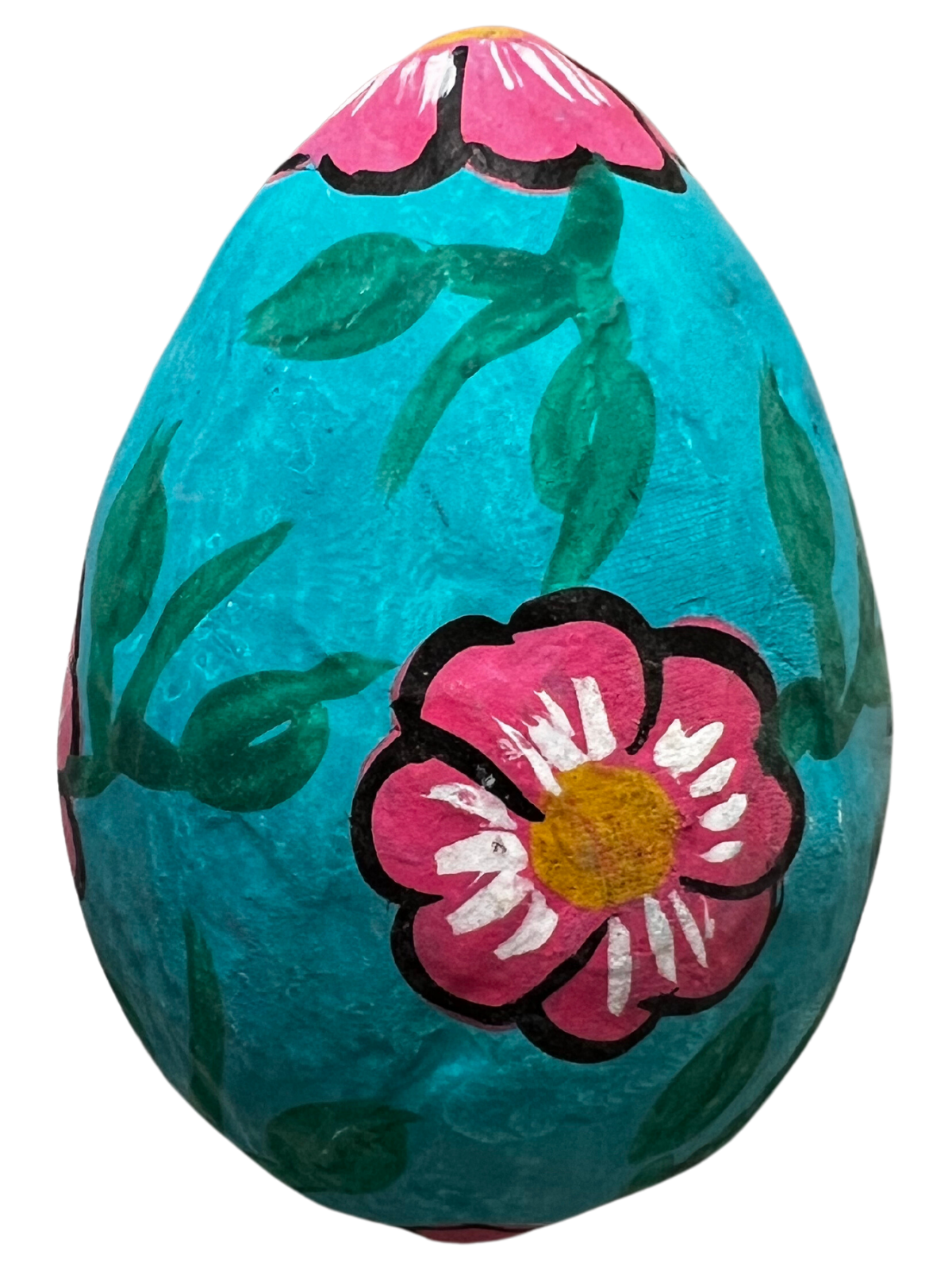 Paper Mache Hand Painted Easter egg